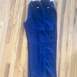 2 pairs FIGS yola size XS, navy blue